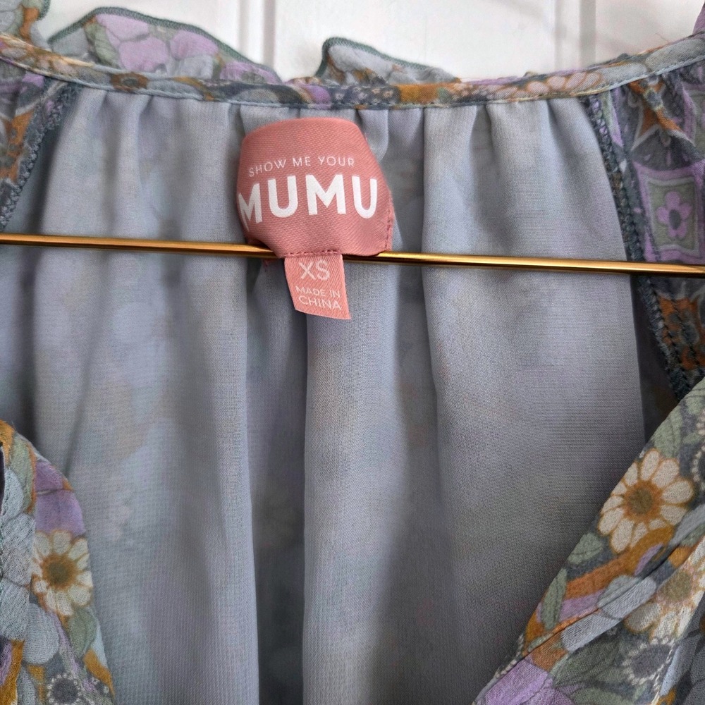 Show Me Your Mumu‎ Birdie Mini Dress Primrose Print Mix XS - Picture 3 of 8